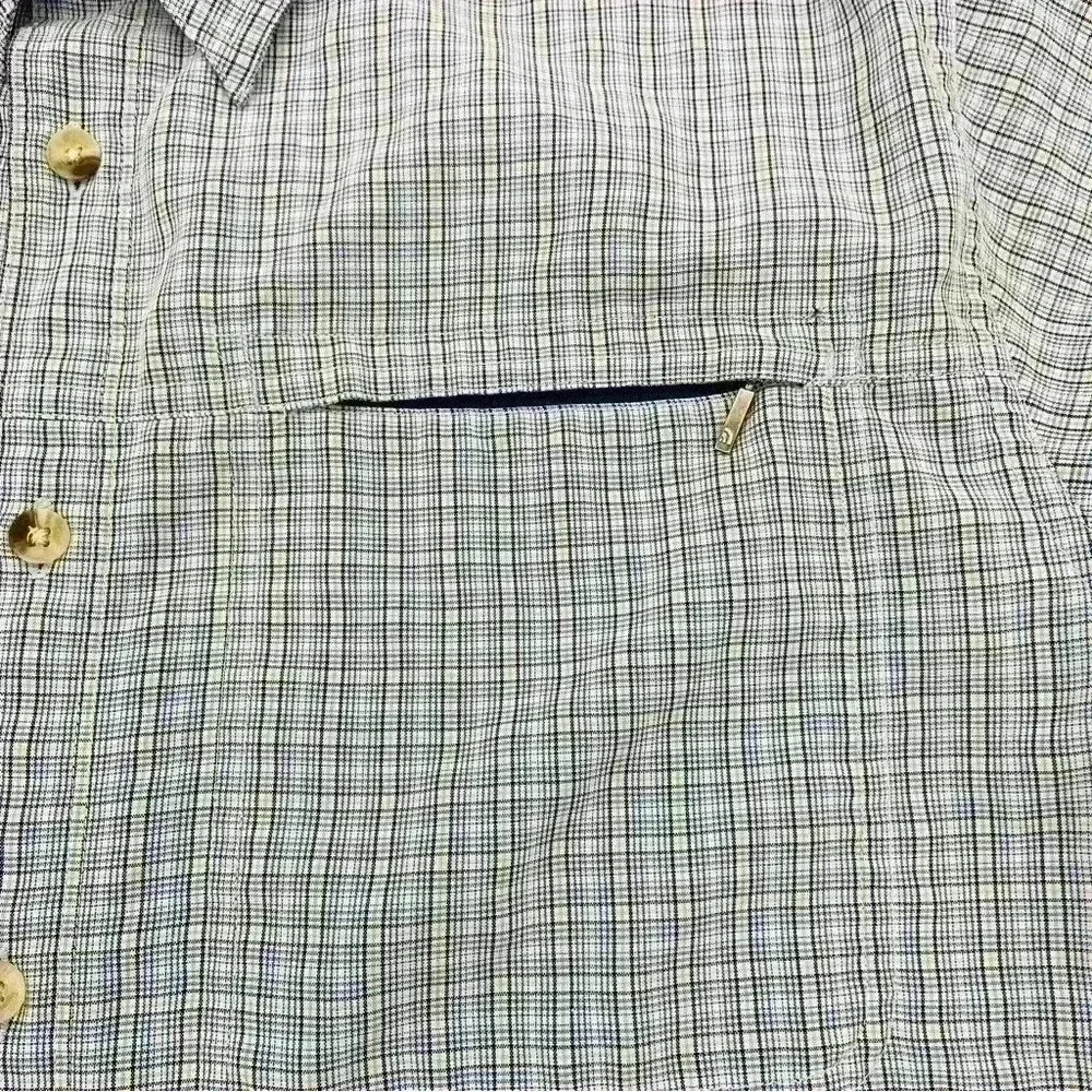 The North Face Men’s Short Sleeve Button Down Plaid Size Large